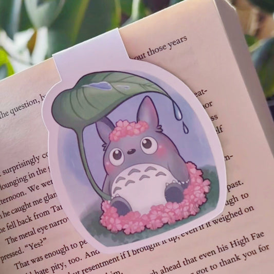 Rainy Day Totoro Magnetic Bookmark