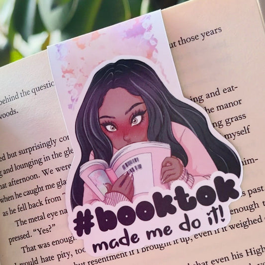 Booktok Made Me Do It Magnetic Bookmark